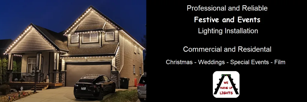 Christmas light installation vancouver and christmas light installers vancouver and wedding planners vancouver and events lighting vancouver
